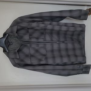 Small Sage Green Plaid Outdoor Research Jacket